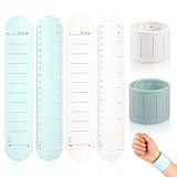 2 Pcs Wrist Notepad Silicone Reminder Bracelet Memo, Wearable Nurse Notepad Wristbands Wrist Band Waterproof Slap Bracelets,Reusable Writable Erasable Wrist Strap Wearable Memo Watchband