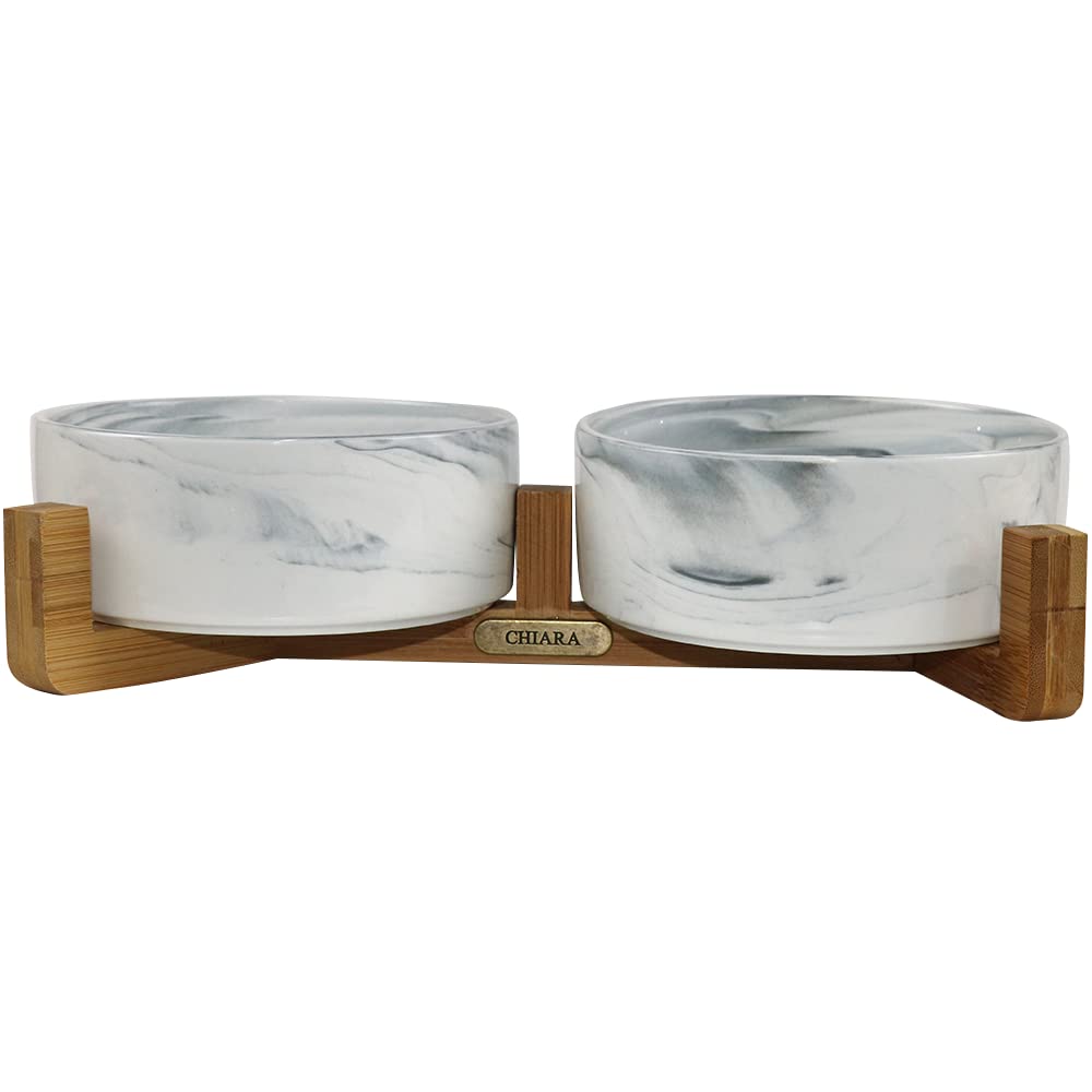 Set 2 Ciotole In Ceramica Snoop Cm. 9,5 X 9,5 X H. Cm. 5  Misura Singola Ciotola