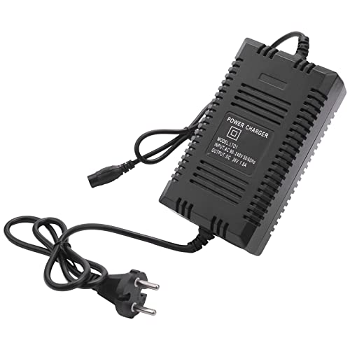 MRiiVE Cargador de BateríA de Plomo-áCido 36V y 1,8A, Cargador para Silla de Ruedas Cargador para Carrito de Golf Adaptador Corriente para Patinete de Bicicleta EléCtrica Enchufe de la UE