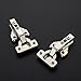 Ravinte 1 Pair 2 Packs Full Overlay Cabinet Door Hinges,105 Degree Adjustable Concealed Kitchen Cabinet Hinges Soft Close for Face Frame Cabinet