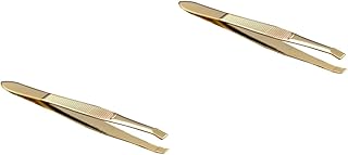 Balacoo 2pcs pointed eyebrow tweezer precision tweezers kit tweezers facial hair lash tweezers point tip tweezer professional tweezers stainless steel eyebrow tweezers eyelash tool Miss