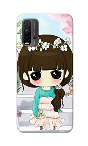 Image of PRINTFIDAA Cartoon Girl Printed Designer Hard Back Case Cover for Xiaomi Redmi 9 Power -(TY) MVN1009