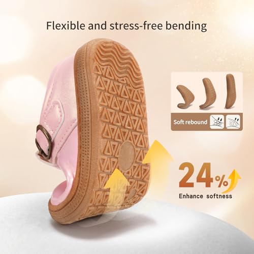 Image of STQ KIDS Girls Wide Toe Box Mary Jane Dress Shoes