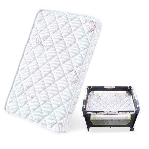 Feisaibaoly Pack and Play Mattress (38 &ldquo;x26 &rdquo;x1.5),Skin Friendly Fabric, Soft, Breathable and...