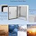 tigup Enclosure Steel Box, 12 x 10 x 6''Nema 4X Enclosure Outdoor/Indoor Electrical Junction Box, Waterproof and Dustproof Electrical Project Box with Mounting Plate