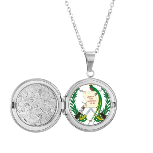 Médaillon emblème national du Guatemala en acier pour collectionneur