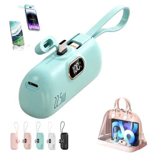 Pequeño Power Bank cargador rápido triple salida usb batería portátil