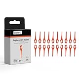 Litheli Rasentrimmer Ersatzmesser (20pcs) mit Litheli U20 Handy+ 25cm Akku-Rasentrimmer, Kunststoffmesser für Rasenkanten, Gartenwege und schwierige Bereiche