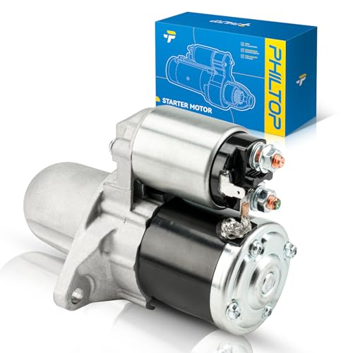 Image of PHILTOP 19273N New Starter Motor Compatible with Forester 2014-2018, Impreza 2012-2016, WRX 2015-2021, XV Crosstrek 2013-2015, Crosstrek 2016-2017, 1.2KW, 12V, 8 Teeth, CCW