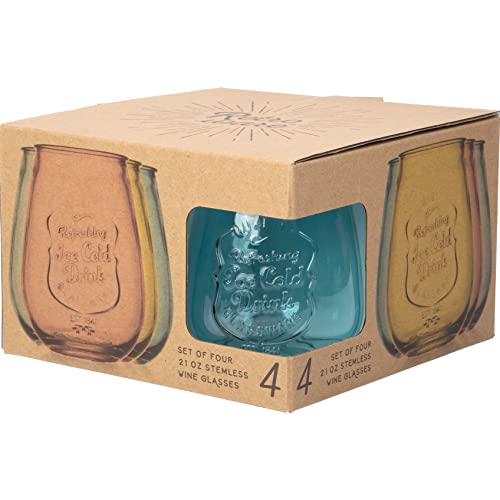 Glaver'S 5782 Stemless Wine Glasses Set Of 4 thumb #3