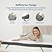 MKS.® Gel Topper 160x200 cm, H3 Matratzentopper mit 7 cm Gel-Memory-Schaum, KomfortKissen Matratzenauflage mit 3D-Luftstrom, Viskoelastische Matratzenauflagen mit abnehmbarem Bambusbezug