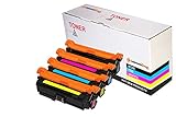  CVT - Toner Compatible Pack 4 CE400X CE401A CE402A CE403A 507X - 507A para HP Laserjet Enterprise 500 Color M551 M551n M551dn M551xh M575c M575dn M575f M570dw M570dn