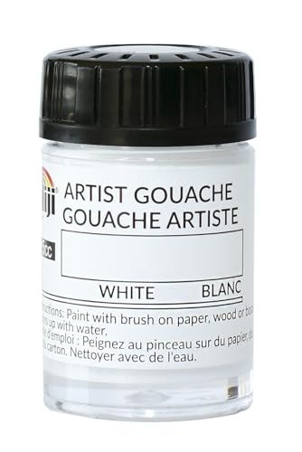 Yasutomo Niji Artist Gouache White 15 cc Arts and Crafts Supplies