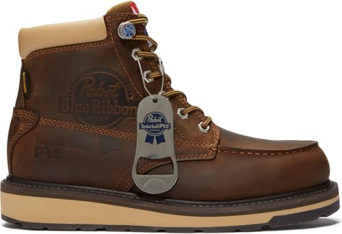 Timberland PRO Timberland PRO Men's 6" Brown PBR Gridworks Soft Toe Waterproof Boot (9.5 M)