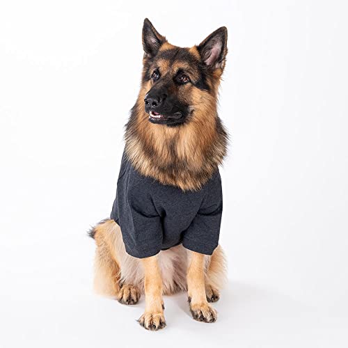 Image of HUFT 24x7 Snuggle Duty Foil Print Pet Sweatshirt - Grey Melange