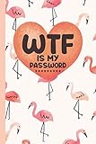 Wtf Is My Password: Small Password Book Organizer 6
