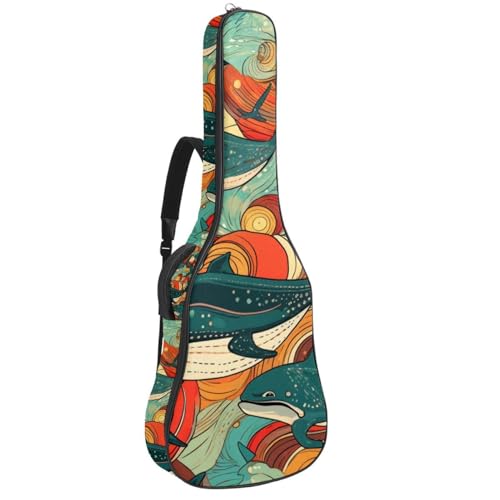 Housse guitare basse étanche Oxford protège de la pluie 104cm