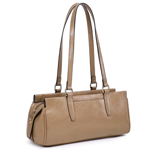 Sac hobo pour femme chic en cuir végétalien souple texturé haut de gamme