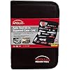 Apollo Tools 56 Piece Compact SAE Auto Tool Set in Zippered Case, Small Mechanic Tool Set for Car Emergency, Motorcycle Repair on the Road, Great for Travel Tool Needs - Red - DT9774