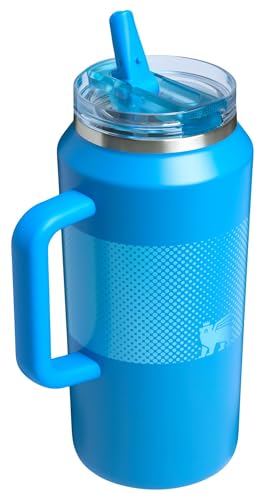 Image of STANLEY Quencher ProTour Flip Straw Tumbler with Leakproof Lid 64 oz | Built-In Straw and Handle | Large Capacity for Travel & Sports | Insulated Stainless Steel Cup | BPA-Free | Azure Fade