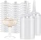 NAMIS Sektgläser Plastik 30 Stück Champagner Coupe 120ml Mehrweg Champagnerflöten aus Kunststoff für Hochzeit Party Picknicks Geburtstage (Transparent)