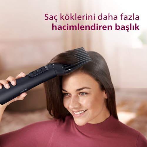 Philips AirStyler Serie 5000 – Haarstyler mit 5 Styling-Aufsätzen (Modell BHA530/00)