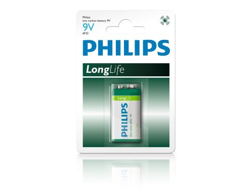 Philips Zinc Carbon Battery, 9V