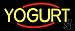 The Sign Store N105-14119 Yellow Yogurt Neon Sign44; 10 x 3 x 24 in.