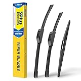 5 PLUS Windshield Wipers Replacement For 2014-2018 Subaru Forester, 2015-2019 Subaru Outback Windshield Wipers, Original Equipment Automotive Replacement Windshield Wiper Blades 26'+17'+14'(3 Wipers)