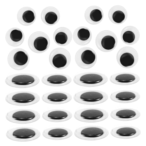 NUOBESTY Large Eyes Animal Stickers 200pcs Mini Googly Eyes Self-Adhesive for DIY Craft Projects Classroom Art Supplies