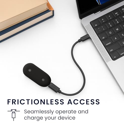 kwmobile KI Sprachrekorder Schutzhülle kompatibel mit NotePin Voice Recorder Hülle - Silikon Case für AI Diktiergerät - Schwarz