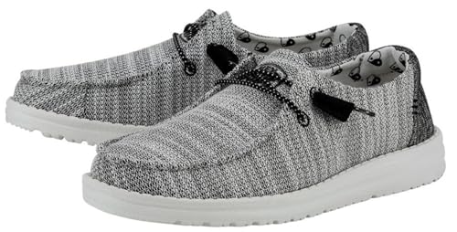 Image of HEYDUDE Women's Wendy Stretch Canvas Slip On Shoes | Easy On Loafer