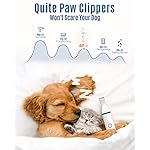 oneisall Dog Clippers with Double Blades,Cordless Small Pet Hair Grooming Trimmer,Low Noise for Trimming Dog's Hair Around Paws, Eyes, Ears, Face, Rump (White) - Image 5