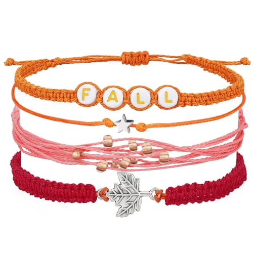 Image of Beach Summer Ankle Bracelet for Women Handmade Braided Adjustable String Anklets Waterproof Surfer Bracelet