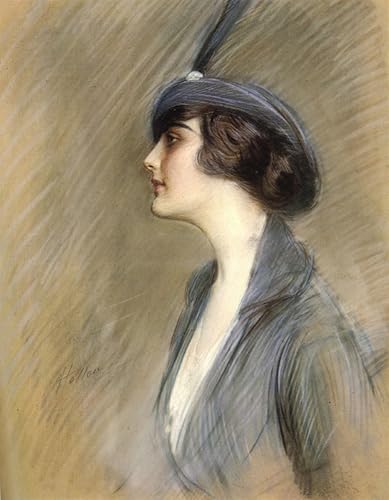 Lienzo de Paul Helleu Retrato de Clara Weil Cuadro de Galería para Interiores Selectos