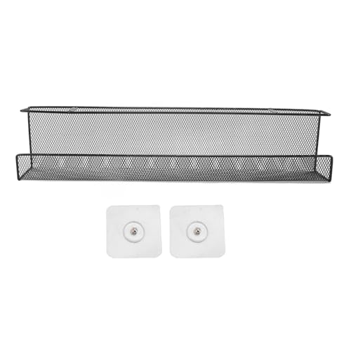 [Easy Installation] Dotato di adesivi adesivi senza traccia, questo organizzatore consente la configurazione di problemi senza perforazione, evitando danni alla scrivania o al muro.