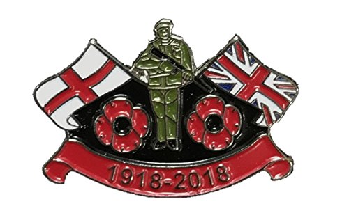 Spilla con papaveri"Support Our Troops", Blue Limited