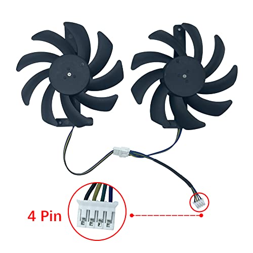 Jzwefdo 85Mm Graphics Card Fan Pva080E12R Graphics Card Cooling Fan For Asrock Amd Radeon Rx 5500/5600 Xt Graphics Video Card Fans(Graphics Fan-Aa) #TOP3