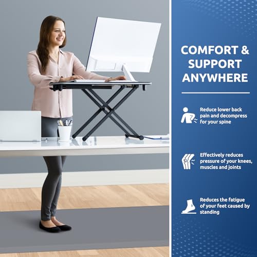 Image of 0.8 inch Thick Kitchen Mat Cushioned Anti Fatigue Rug Comfort Floor Mats | Water-Resistant, Non-Slip, Easy to Clean Comfort Floor Mat for Kitchen, Sink & Office, Multiple Colors & Sizes, 70 inch x 24 inch