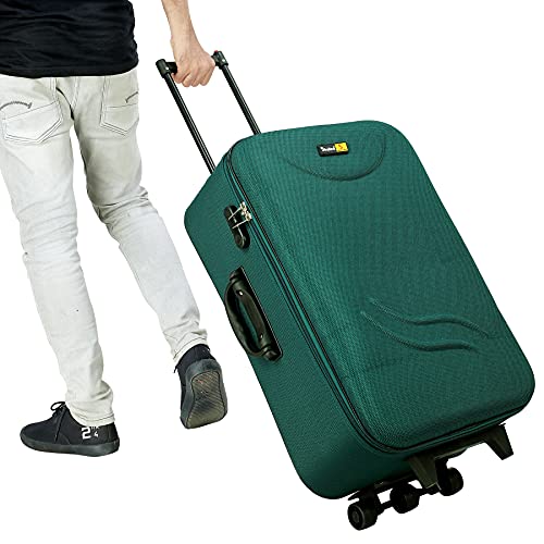 Skyline-21-Inch-Polyester-Lightweight-Trolley-Travel-BagSuitcase-Bag-with-Wheels-for-Men-and-Women-Number-Lock-Available-Turquoise