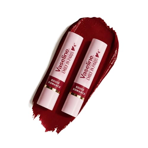 Image of Vaseline Rouge Romance Emily in Paris Limited Edition Red Tinted Lip Balm Stick 3g (Pack of 2)