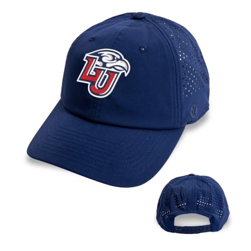 Desert Cactus Liberty University Flames BreezePro Baseball Hat (BP1-Navy B)