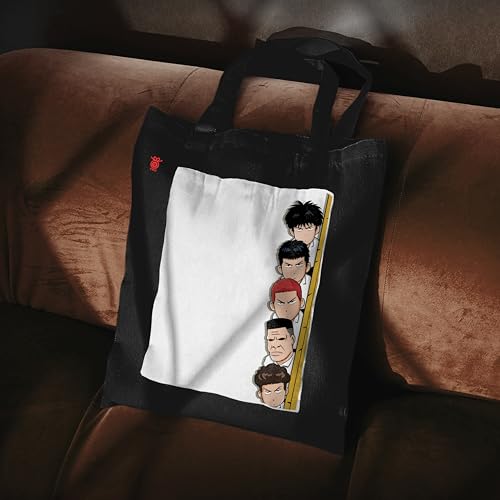 Image of ZORI Black Tote Bag With Pocket Printed Designed Canvas Tote Bags For Women large capacity,Tote bag For Shopping, College, Travel, More Canvas Handbag For Unisex Bag