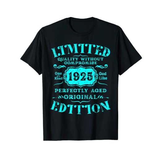 Cumpleaños 1925 Edición limitada Regalo Usado Grunge Vintage Camiseta