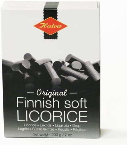 Regaliz dulce finlandés de Halva (7 onzas)