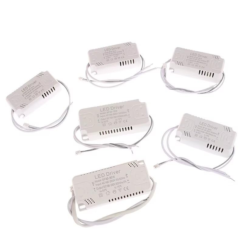 1 x Driver a LED, 300 mA su scheda, 60–80 W, alimentatore a LED, illuminazione per luce LED del conducente