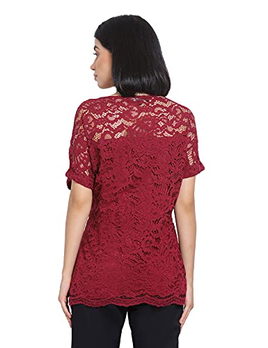 Image of oxolloxo Women's Solid Regular Fit Shirt