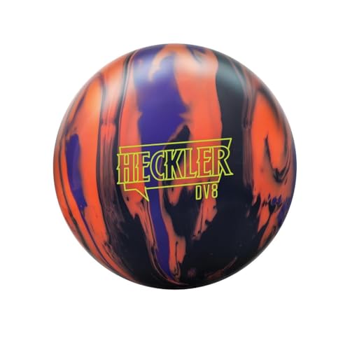 Bowlerstore Products DV8 PRE-DRILLED Heckler Bowling Ball - Black/Critine/Purple 16lbs