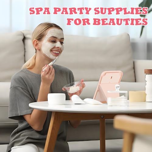 Rainmae 12 espejos de maquillaje para fiesta spa rosa miniatura 4