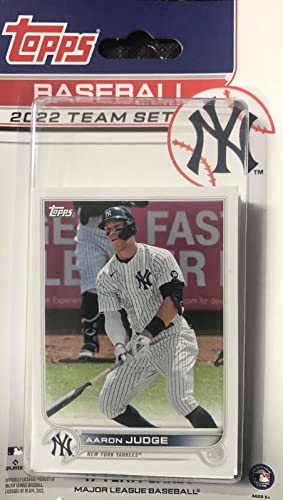 New York Yankees Topps Factory Sealed Team Set Gift Lot Including The 2023 And 2022 Limited Edition 17 Card Sets For 34 Exclusive Yankees Cards #TOP2